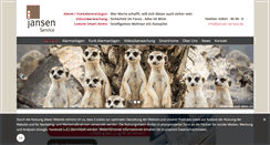 Desktop Screenshot of jansen-service.de