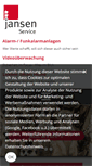 Mobile Screenshot of jansen-service.de